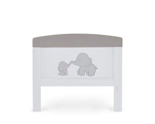 Elephants Grey Cot Bed & Under Drawer