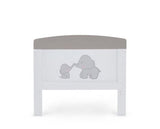 Elephants Grey Cot Bed & Under Drawer