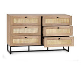 Petra 6 Drawer Chest- Oak