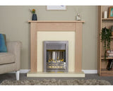 Samuel Fireplace Suite in Oak, 43 Inch