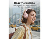 Soundcore Anker Noise Cancelling Headphones - Pink