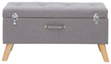 Maisie Large Storage Ottoman-Grey