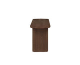 Axel Fluted Dining Bench - Walnut