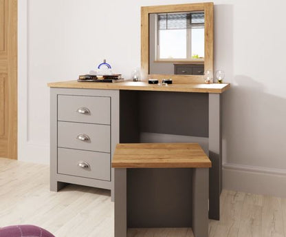 Lincoln 3 Drawer Dressing Table Set