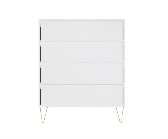 Maeve 4 Drawer Chest- White