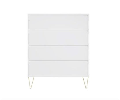 Maeve 4 Drawer Chest- White