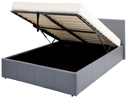 Double End Lift Ottoman Bed - Grey