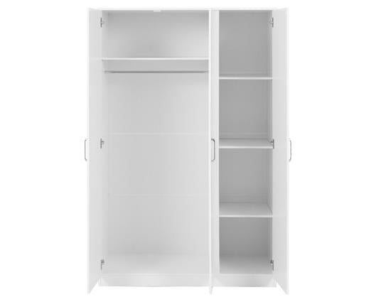 DAKOTA 3 DOOR WARDROBE - WHITE