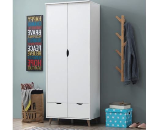 Pexton 2 Door Wardrobe with 2 Drawers