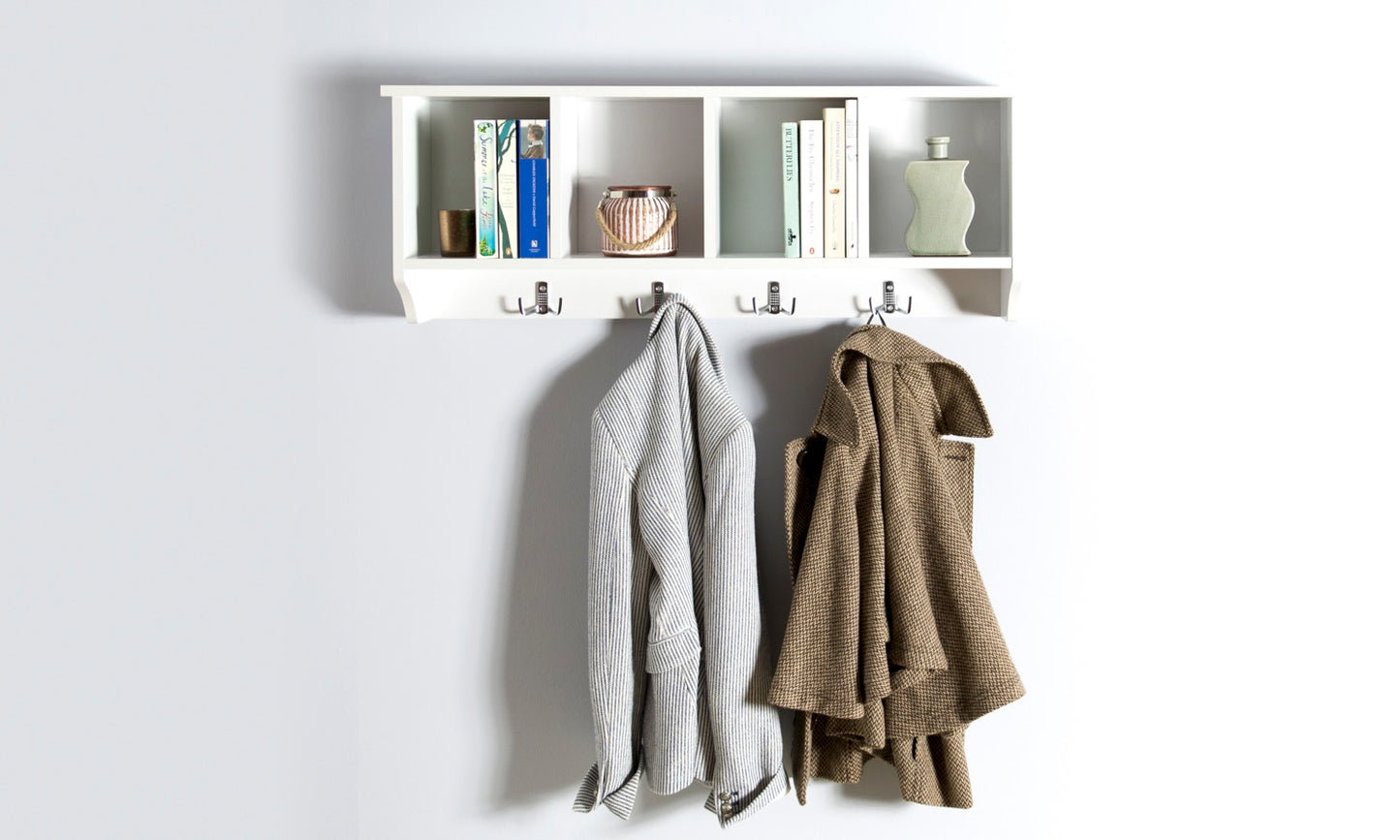 Kayleigh Wall Rack- White