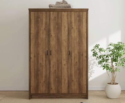 Baxter 3 Door Wardrobe- Knotty Oak