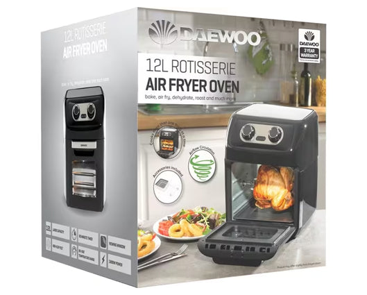 Daewoo 12L Rotisserie Air Fryer Oven