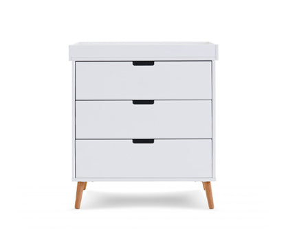 Maura Changing Unit - White with Natural