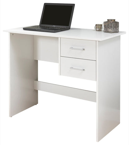 Princeton 2 Drawer Desk-White