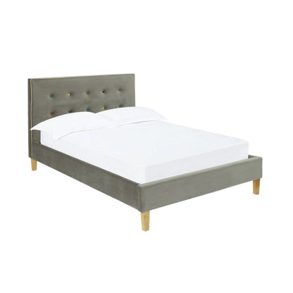 Camden Double Bed - Grey