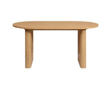 Axel Oval Fluted Dining Table - Oak