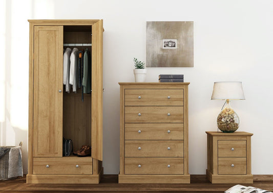 Dagwood 2 Door Wardrobe Oak