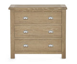 Malani Limed Oak 3 Drawer Chest