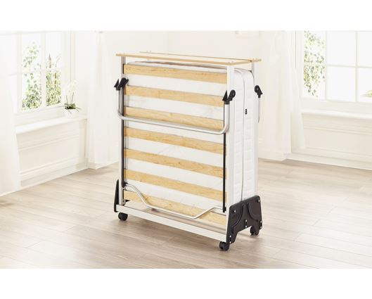 Jay-Be J-Bed Folding Bed with Anti-Allergy Micro e-Pocket Sprung Mattress-Single