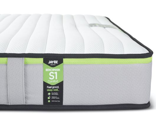 Jay-Be Benchmark S1 Comfort Eco Friendly Mattress- Single
