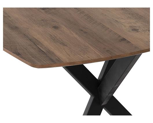 ATHENS RECTANGULAR DINING TABLE - MEDIUM OAK EFFECT