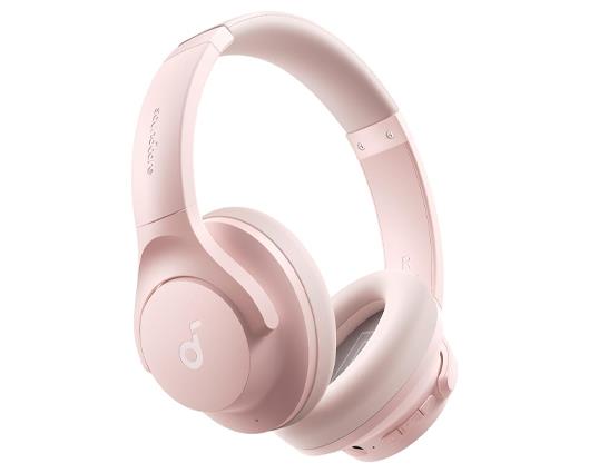 Soundcore Anker Noise Cancelling Headphones - Pink