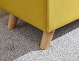 Scorento Ottoman Storage Unit-Mustard
