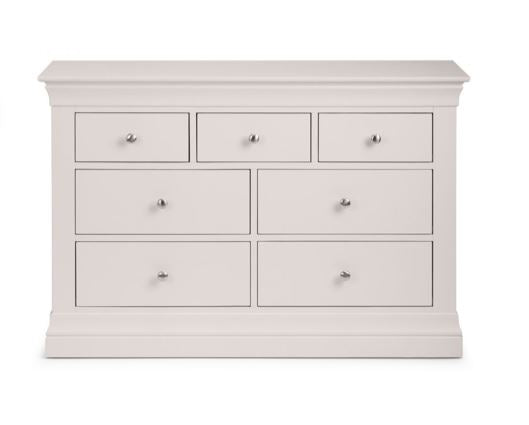 Clementine 4+3 Drawer Chest- Light Grey