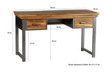 Dalax 2 Drawer Writing Desk