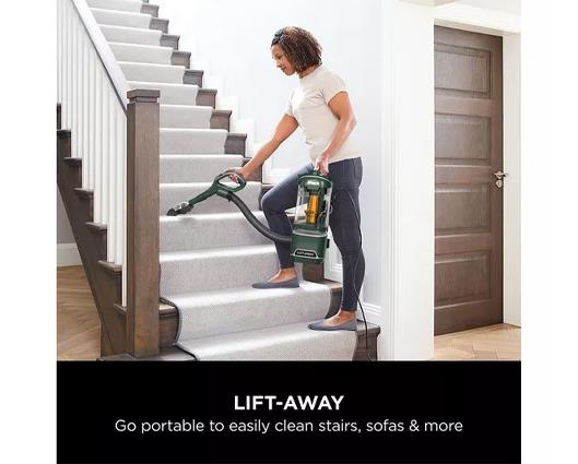 SHARK Anti Hair Wrap with Lift-Away Upright Bagless Vacuum Cleaner - Porsche Green