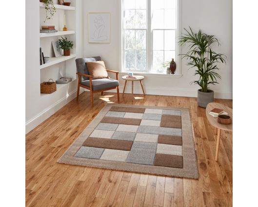 Brooke Beige/Grey - 120cm x 170cm