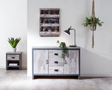 Baxter 2 door 3 drawer sideboard grey