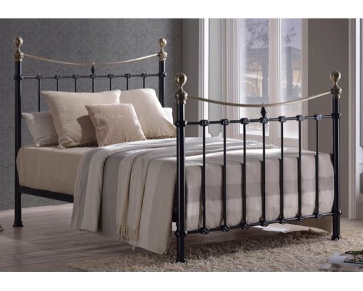 Elda King Size Bed Frame-Black