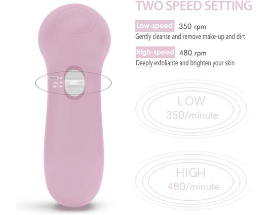 Electric Facial Cleansing Brush Face Scrubber