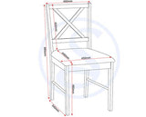BALFOUR 1+4 DINING SET - WHITE/OAK EFFECT/GREY FABRIC