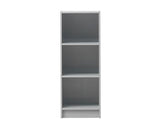 Traditional Medium Narrow Bookcase-Grey