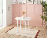 Pagan Round Dining Table- White
