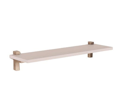 Levant 60cm slim shelf with "L" shape bracket - white