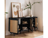 Noah 3 Door Sideboard - Black