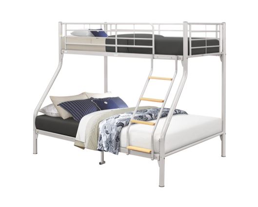 Newton Triple Bunk Bed - Silver