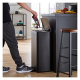 Swan Stealth 30L Pedal Bin Black
