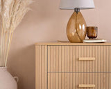 Axel 6 Drawer Fluted Chest - Oak