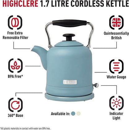 Haden Highclere 1.5L Kettle Blue