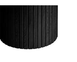 Axel Fluted Side Table - Black