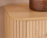 Axel 5 Drawer Fluted Chest - Oak