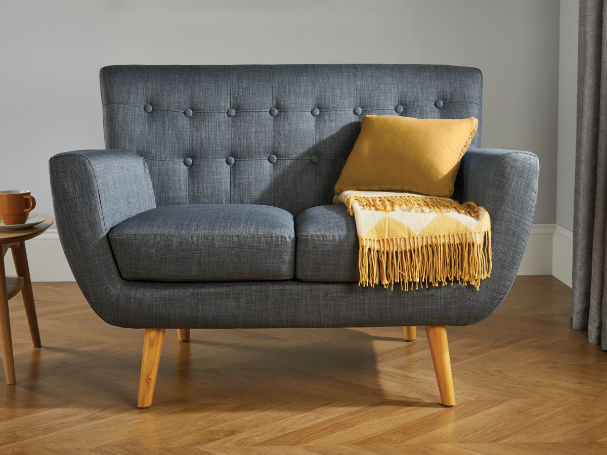 Largo 2 Seater Sofa - Grey