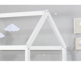 Little House Single Bed - White