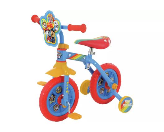 Paw Patrol 2 in 1 10" Training Bike