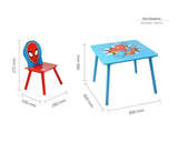 Spiderman Table & 2 Chairs