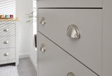 Lachlan 2 Door 1 Drawer Shoe Cabinet-Grey